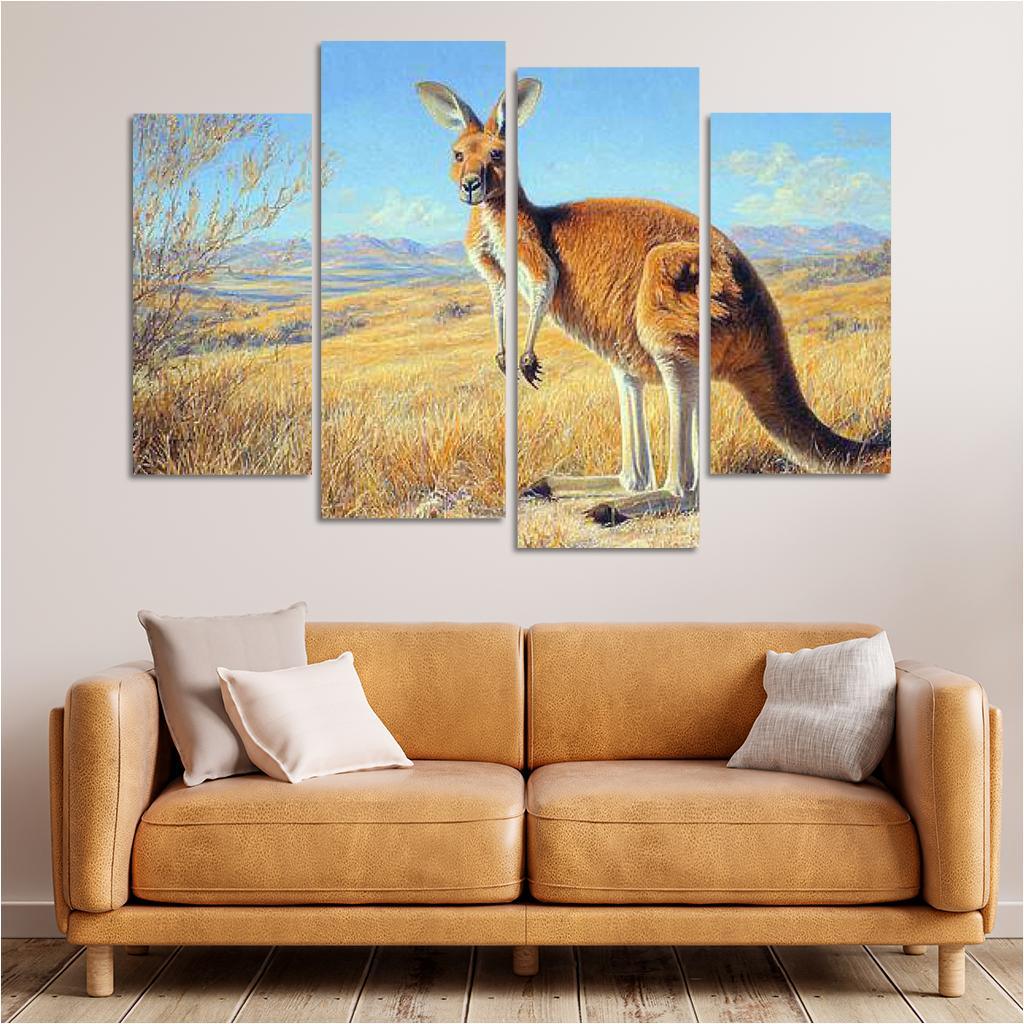 The Majestic Red Kangaroo The Australian Icon Art Trends