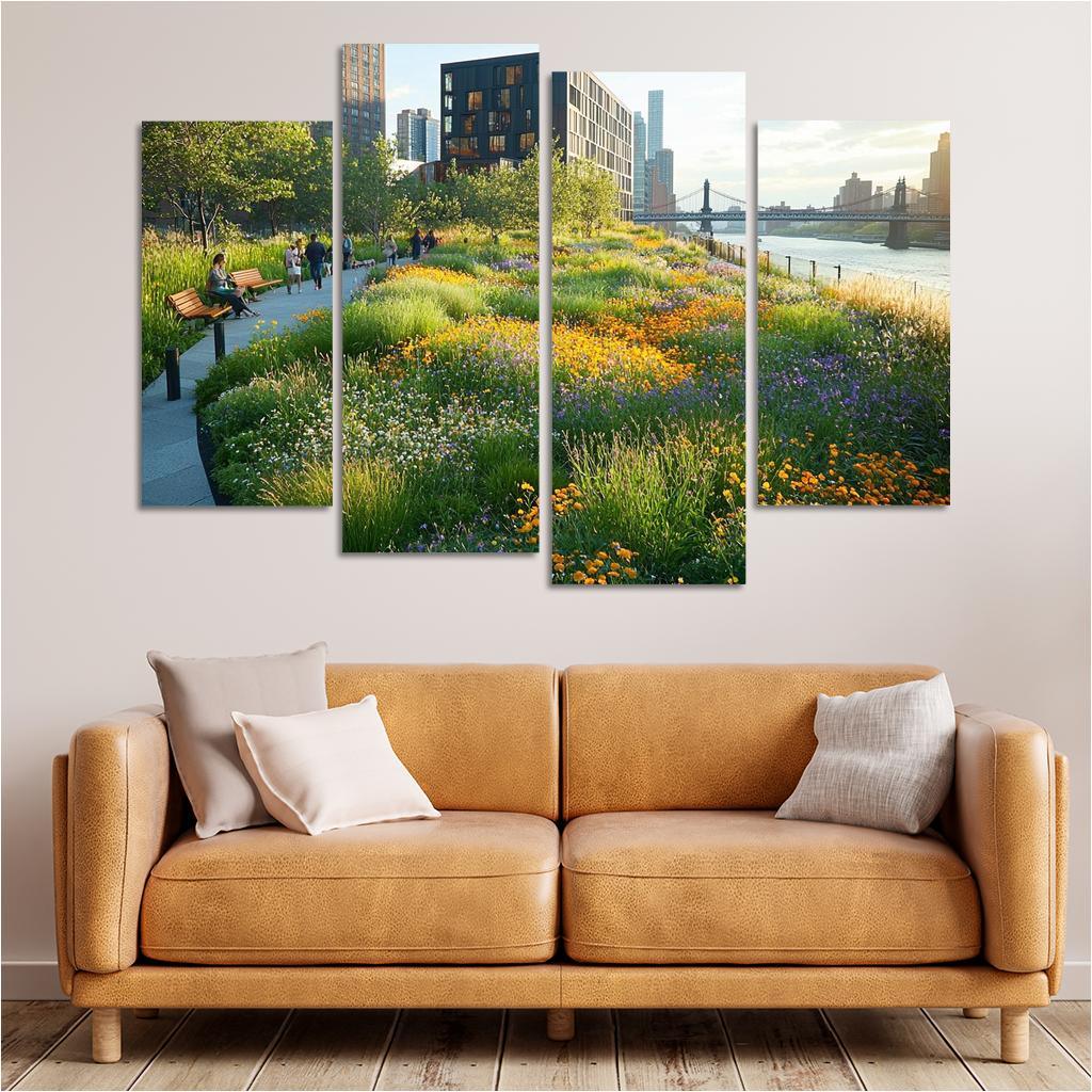 The High Line Abstract Paintings Frame