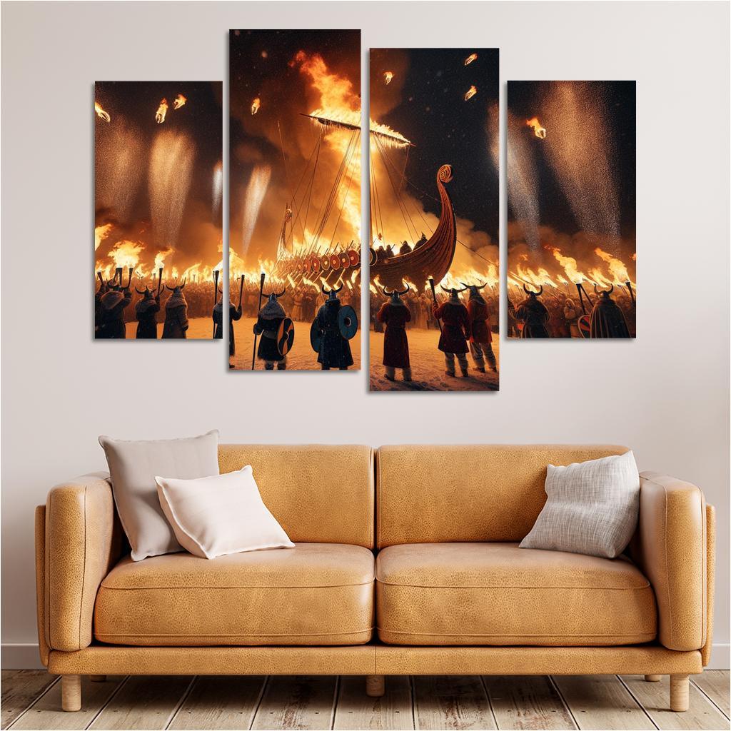 Up Helly Aa - Lerwick Scotland One-piece Frames