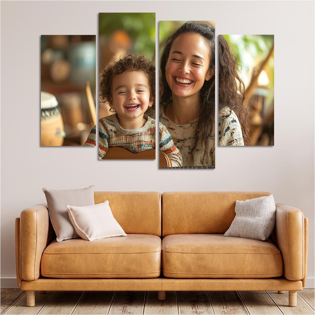 The Sound Of Love A Mothers Song Canvas Paintings Frame