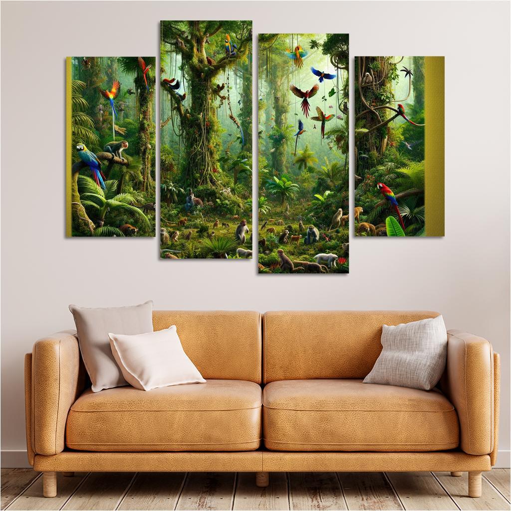 Nature's Voices Advocating For Biodiversity Custom Paintings Frame