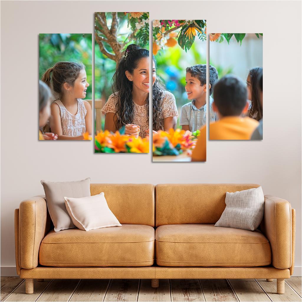 The Circle Of Life Nurturing Connections Custom Paintings Frame