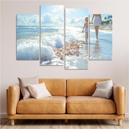 Waves Of Love The Ocean Of Motherhood Custom Paintings Frame