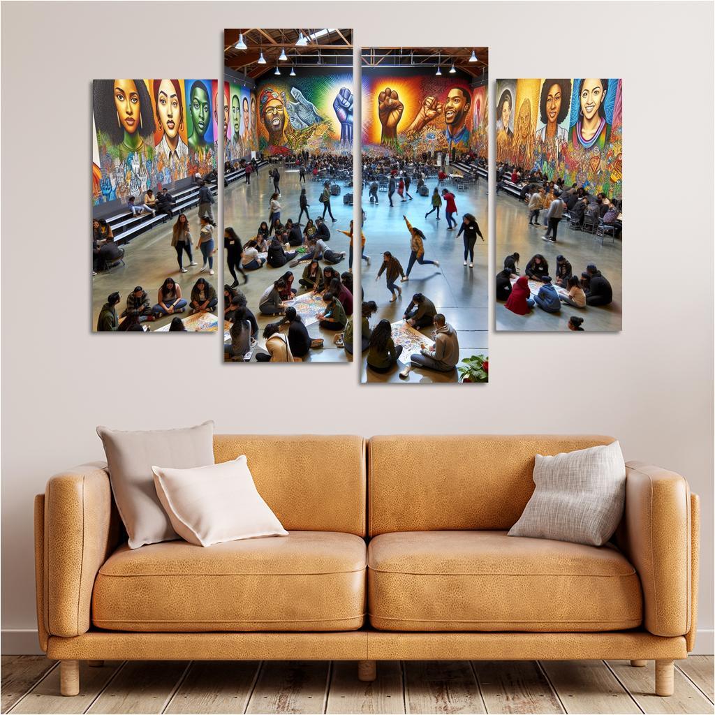 Unbroken Chains Art For Social Justice Modern Paintings Frame