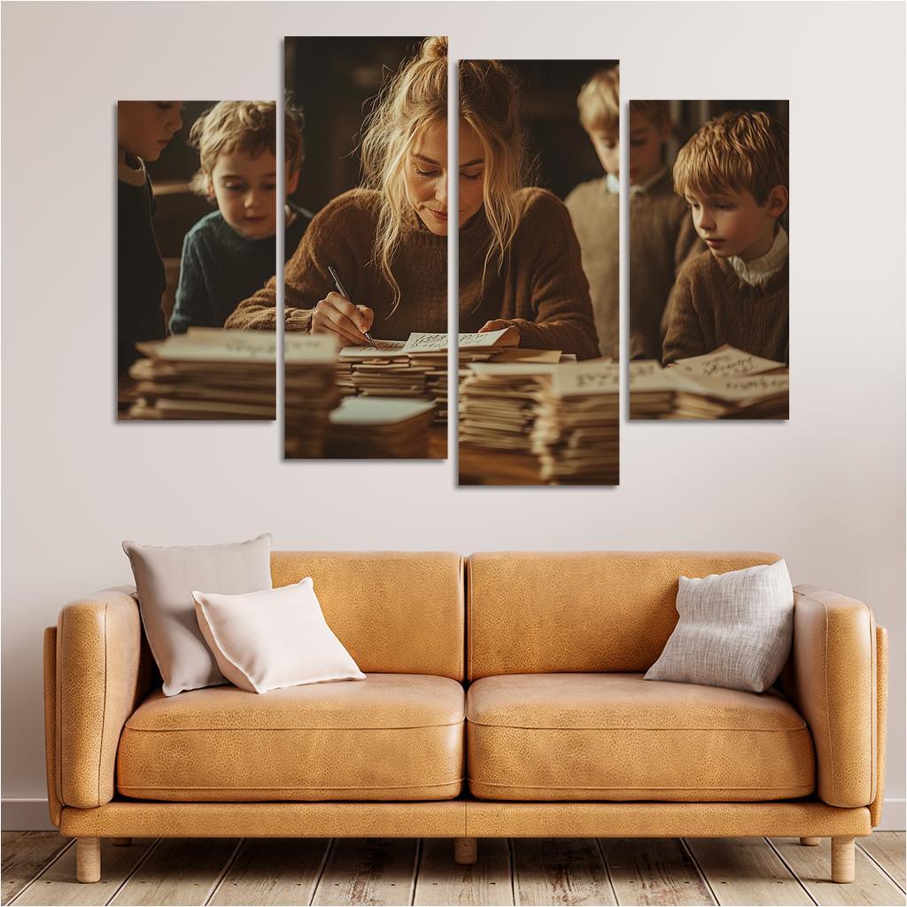 Love Letters A Mothers Heartfelt Words Modern Paintings Frame