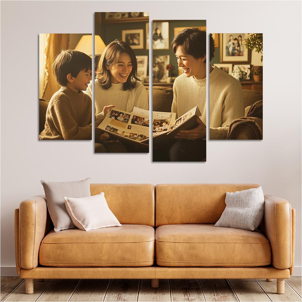 Through The Years A Mothers Journey Custom Paintings Frame