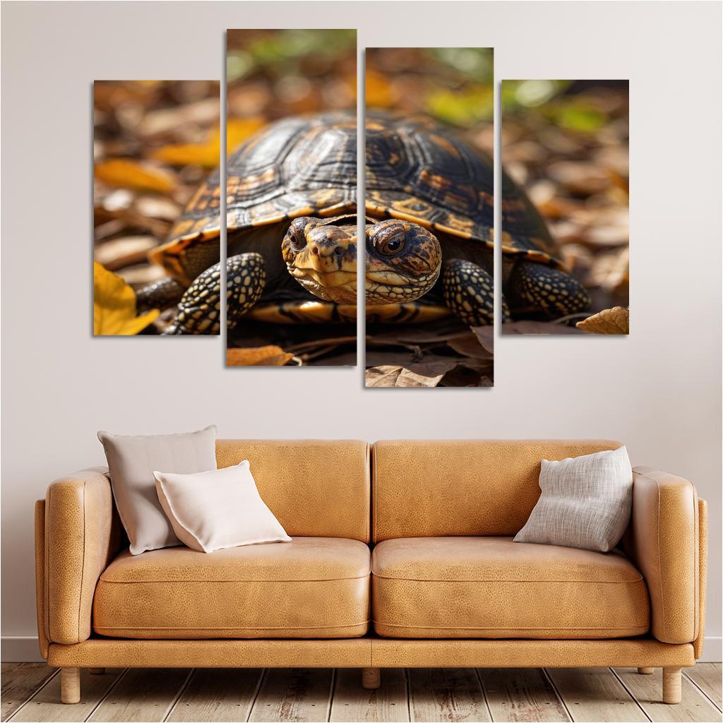 The Elegant Swallowtail Butterfly In A Wildflower Meadow Framed Paintings