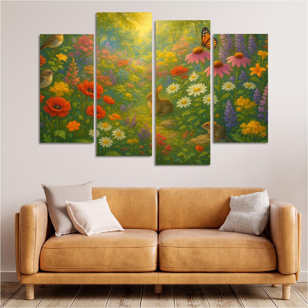 Secret Garden - Magical Plant World Framed Paintings
