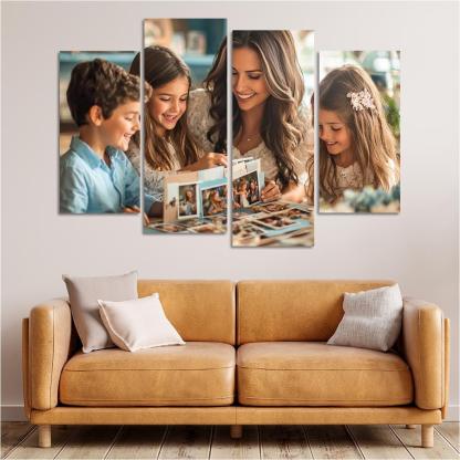 Mosaic Of Memories A Mothers Love Canvas Paintings Frame