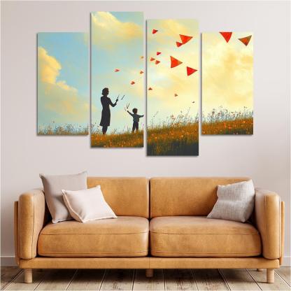 Wings Of Encouragement A Mothers Support Canvas Paintings Frame