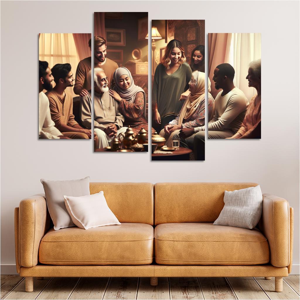 Elders Of Wisdom Respecting Our Aging Population Custom Paintings Frame