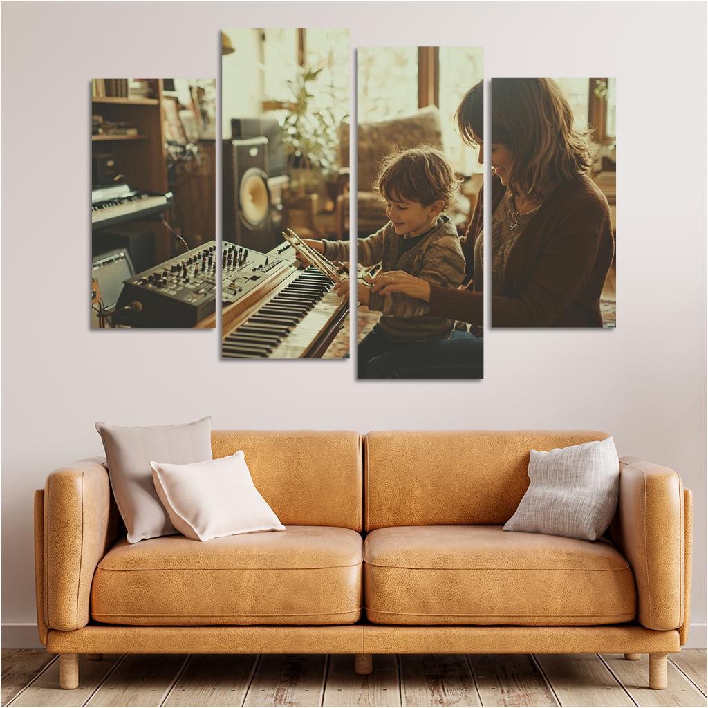 Songs Of The Heart A Mothers Melodic Influence Canvas Paintings Frame