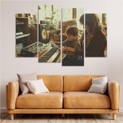 Songs Of The Heart A Mothers Melodic Influence Canvas Paintings Frame