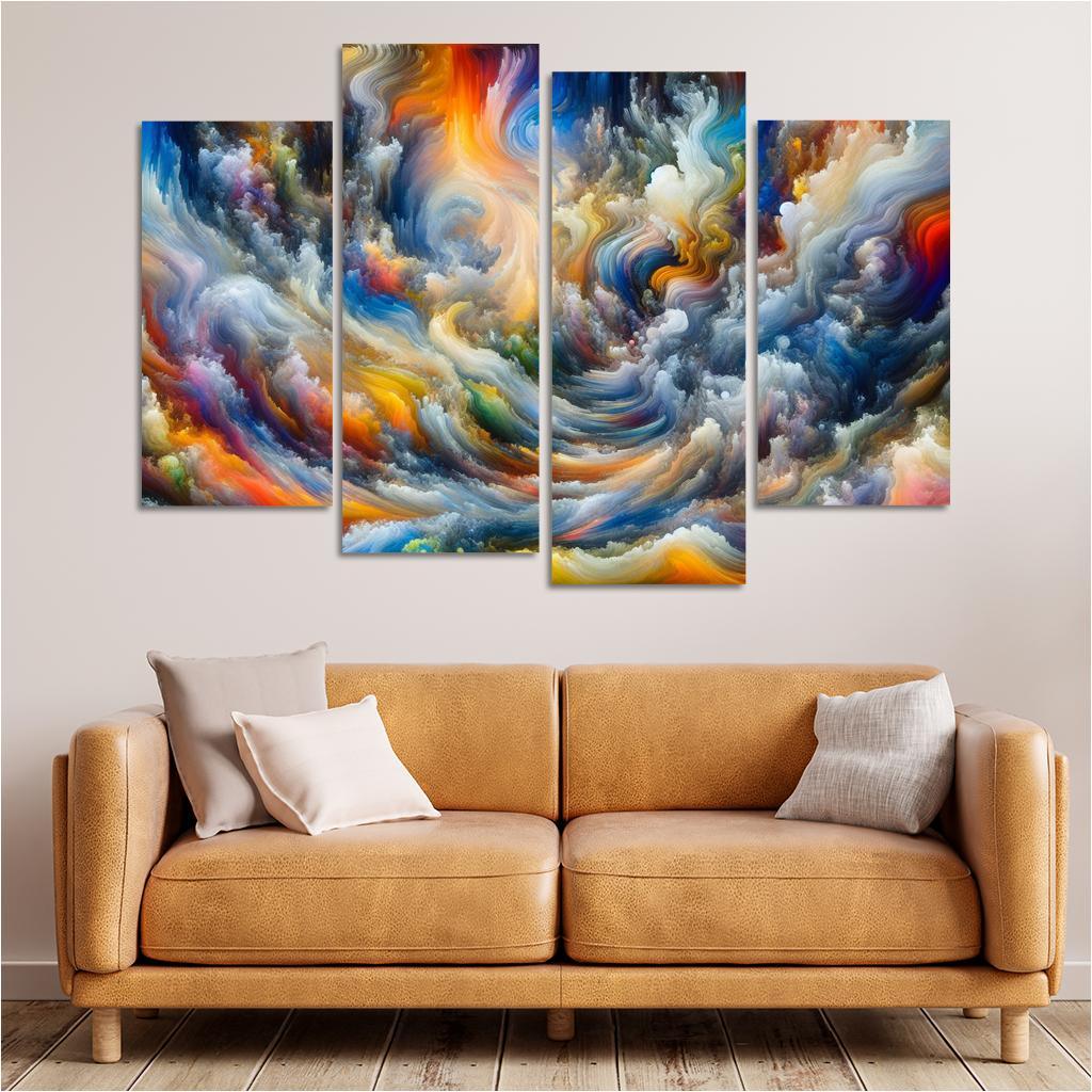 Waves Of Imagination Premium Artwork Frames