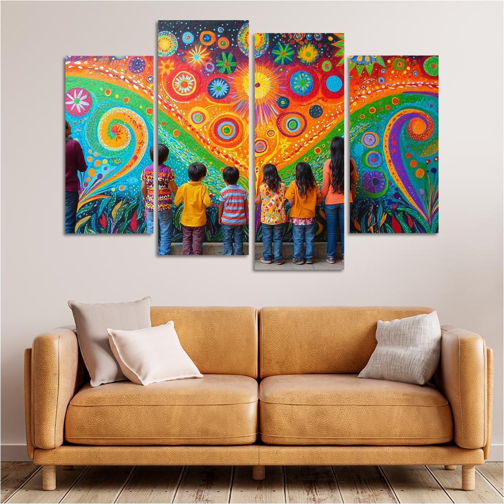 A Mothers Love The Heartbeat Of The Family Custom Paintings Frame