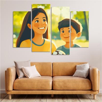 Heartstrings Of Hope A Mothers Encouragement Canvas Paintings Frame