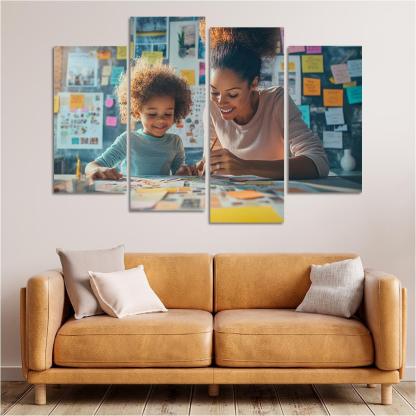 Wings Of Encouragement A Mothers Support Custom Paintings Frame