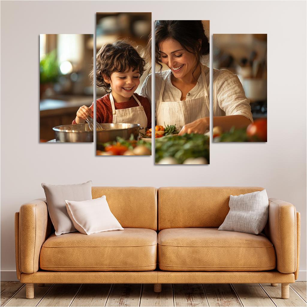 The Heart Of Home A Mothers Unconditional Love Canvas Paintings Frame