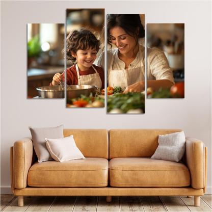 The Heart Of Home A Mothers Unconditional Love Canvas Paintings Frame