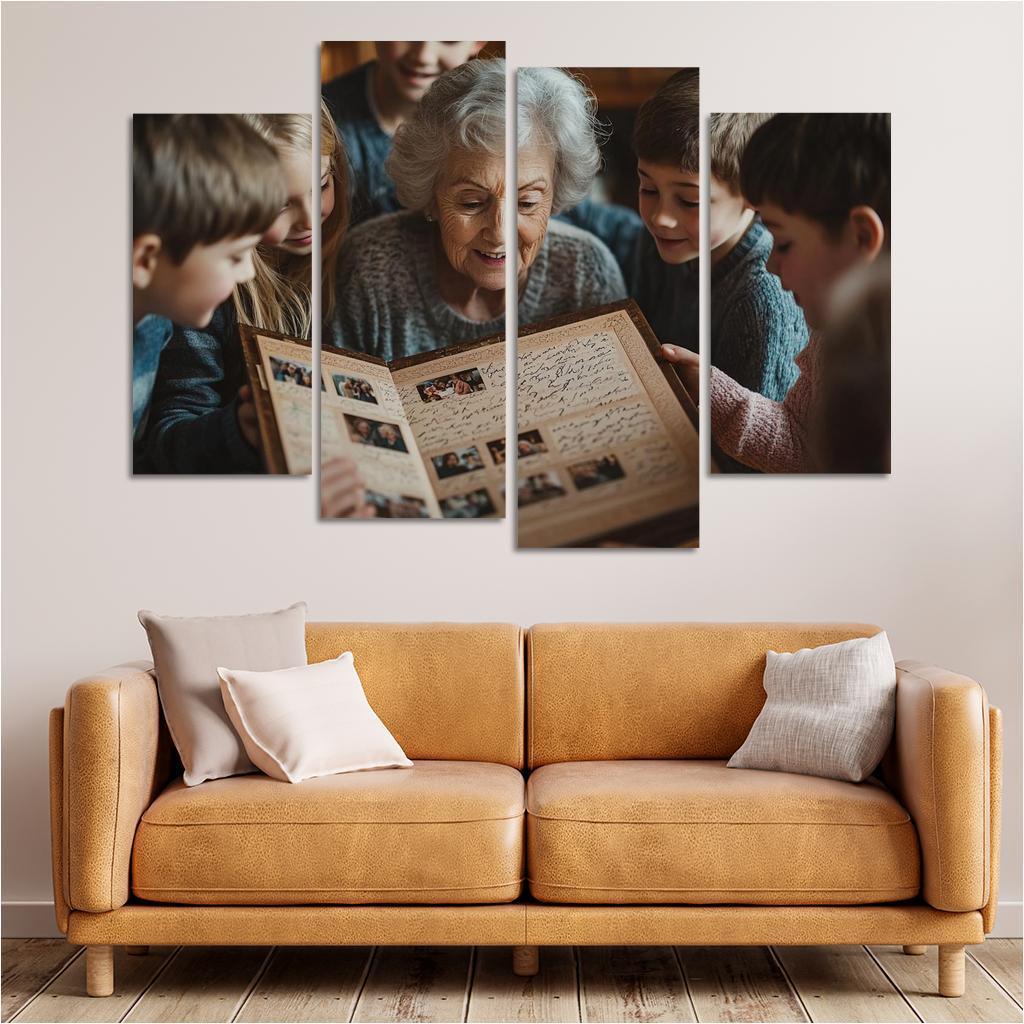 In Her Heart A Mother's Legacy Of Love Modern Paintings Frame