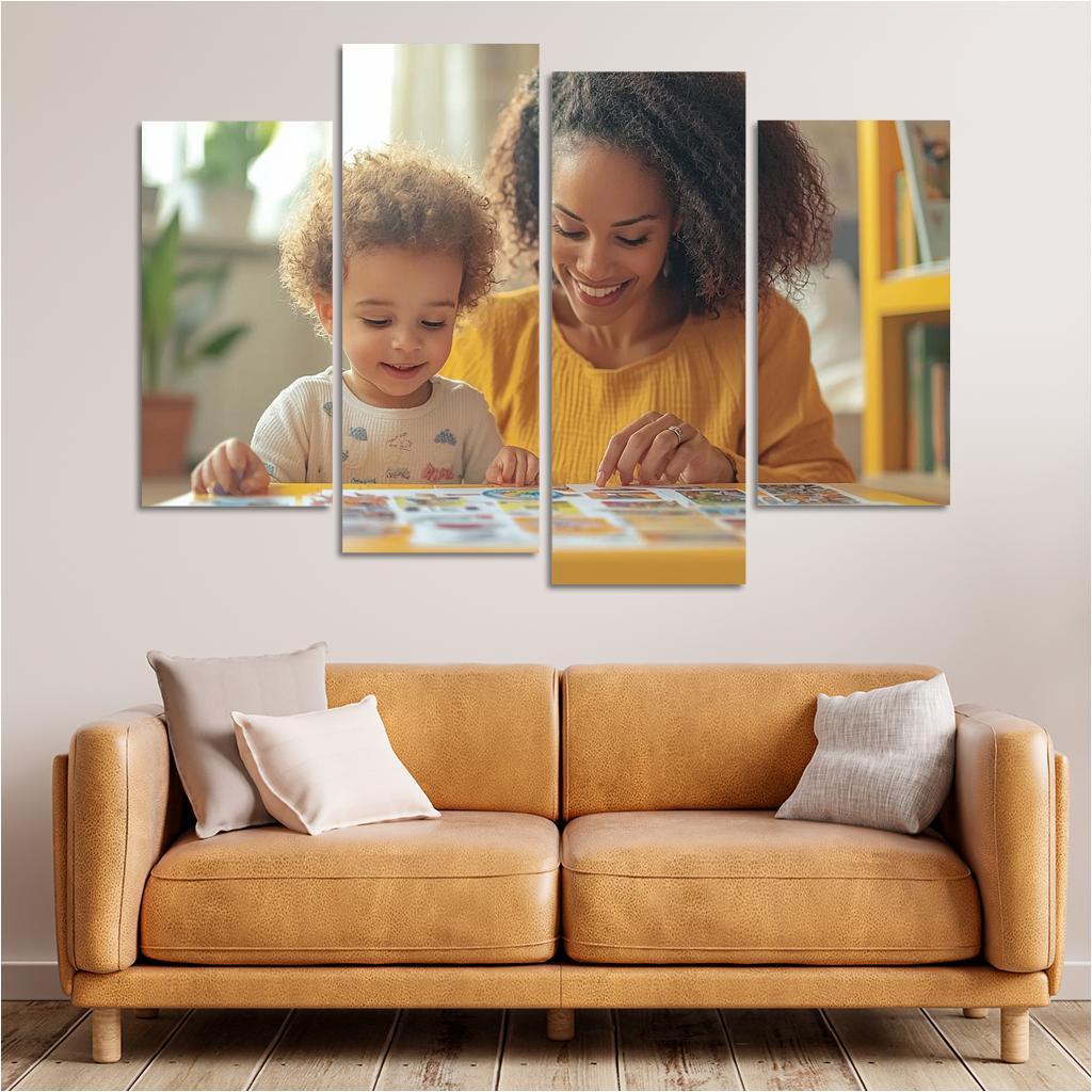 Radiant Dreams A Mothers Vision For The Future Canvas Paintings Frame
