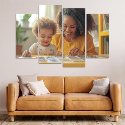 Radiant Dreams A Mothers Vision For The Future Canvas Paintings Frame