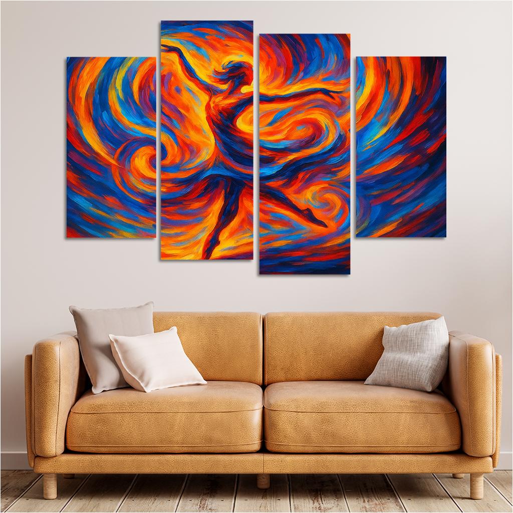 Dance Of The Boundless Spirit Premium Artwork Frames