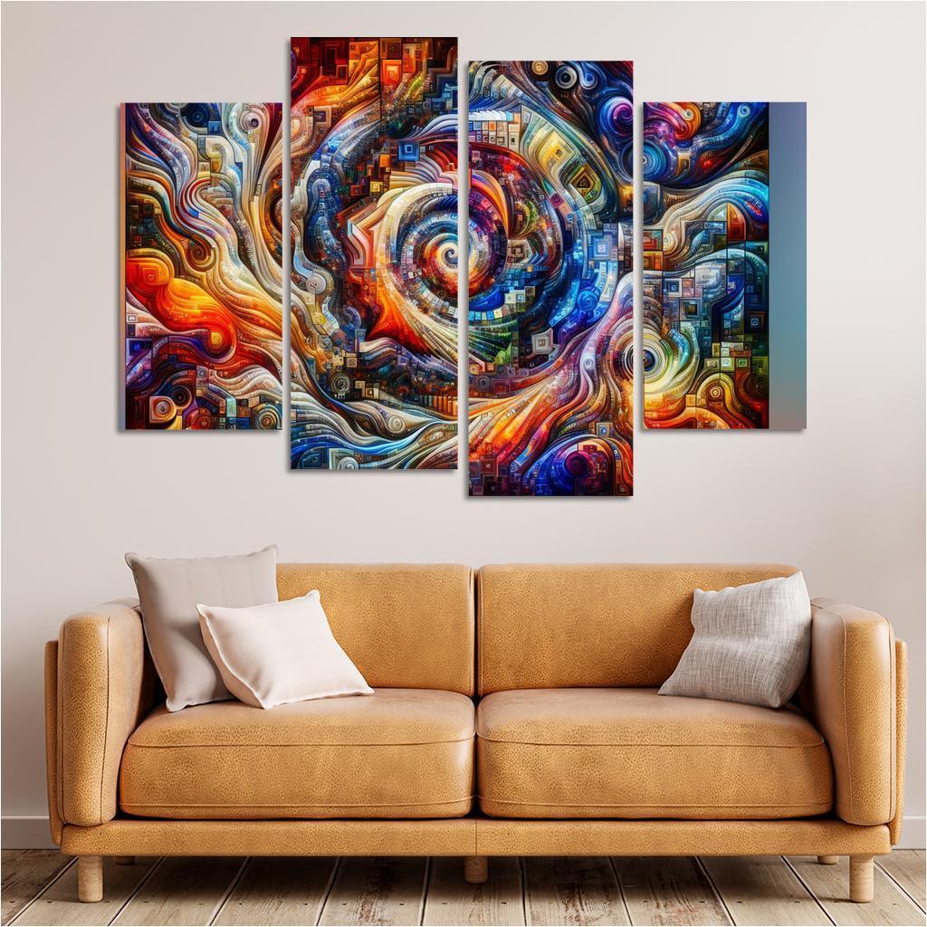 Kaleidoscope Of Memories Premium Artwork Frames