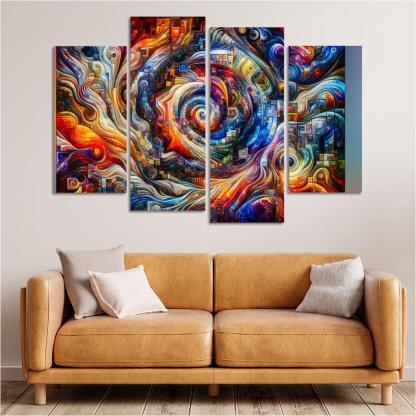 Kaleidoscope Of Memories Premium Artwork Frames