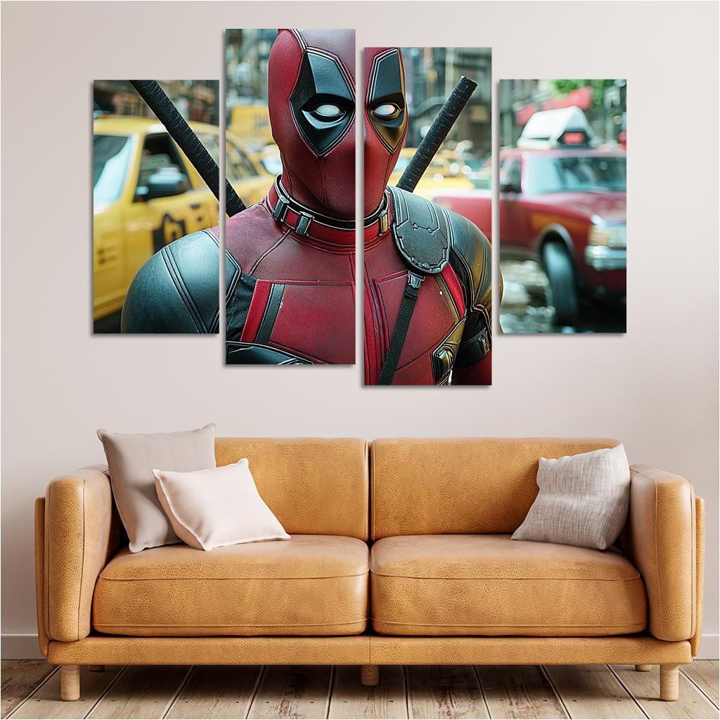 Ryan Reynolds The Merc With A Heart Of Gold Framed Paintings