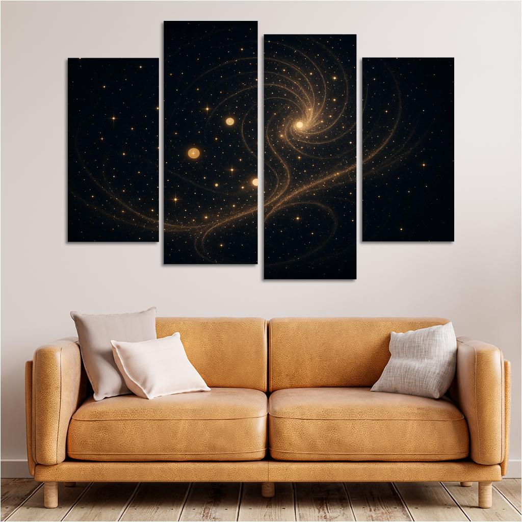 Celestial Dance Of Ideas Oil Paintings Frame