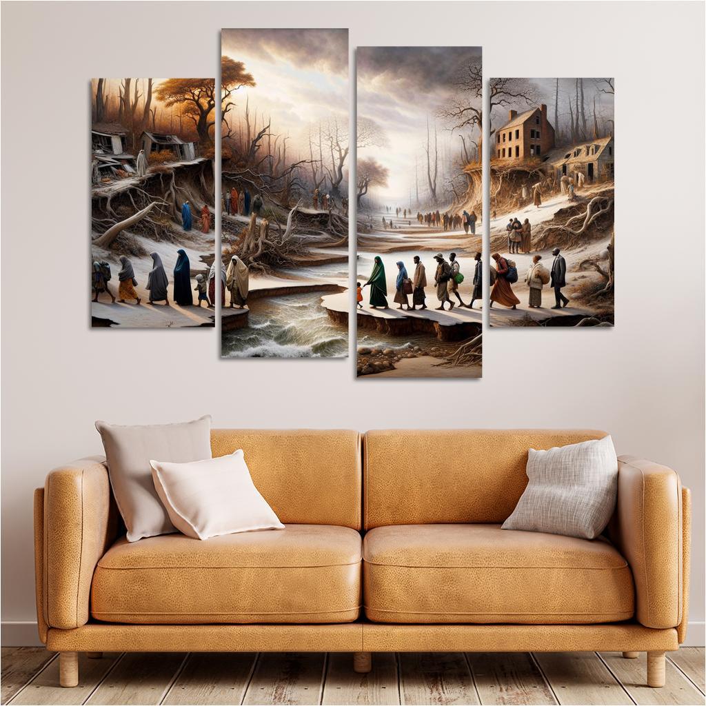 Climate Refugees The Human Face Of Environmental Displacement Art Trends