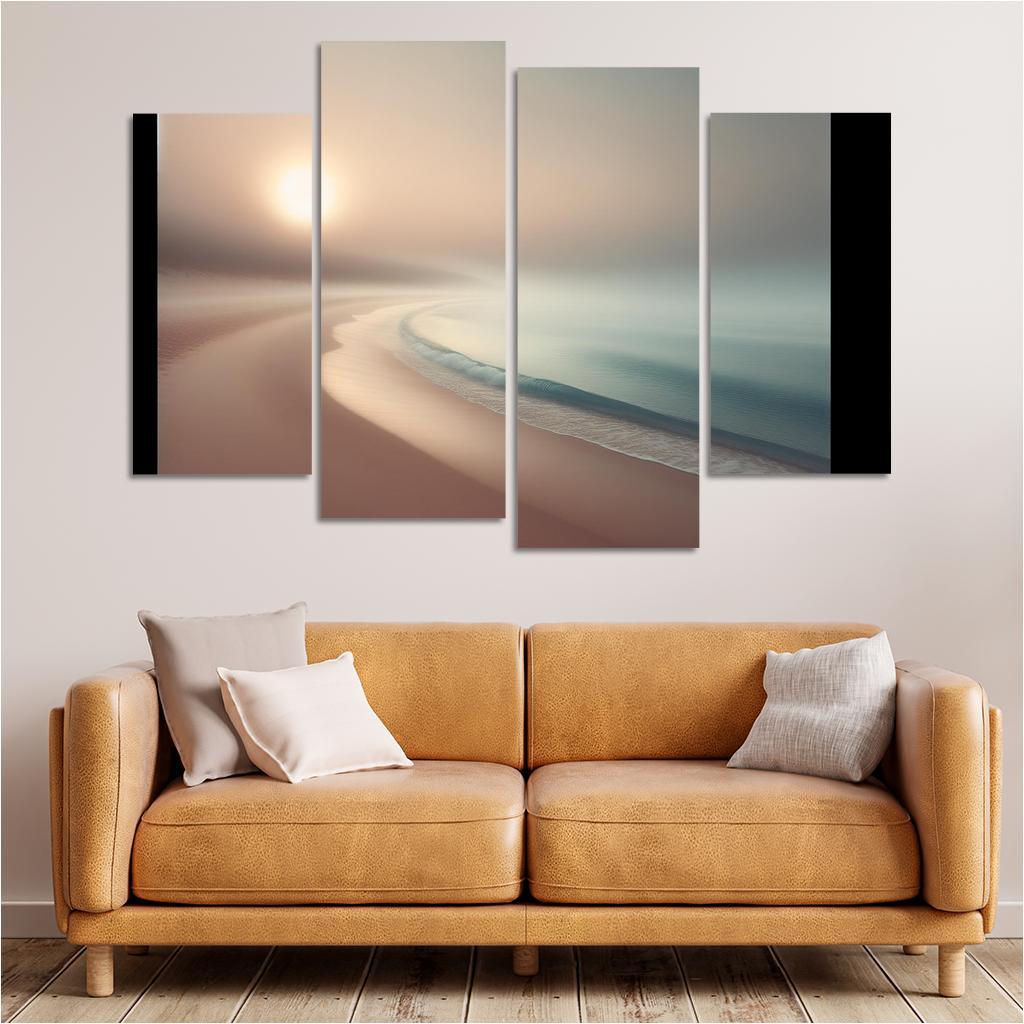 Misty Isle Beach Premium Artwork Frames
