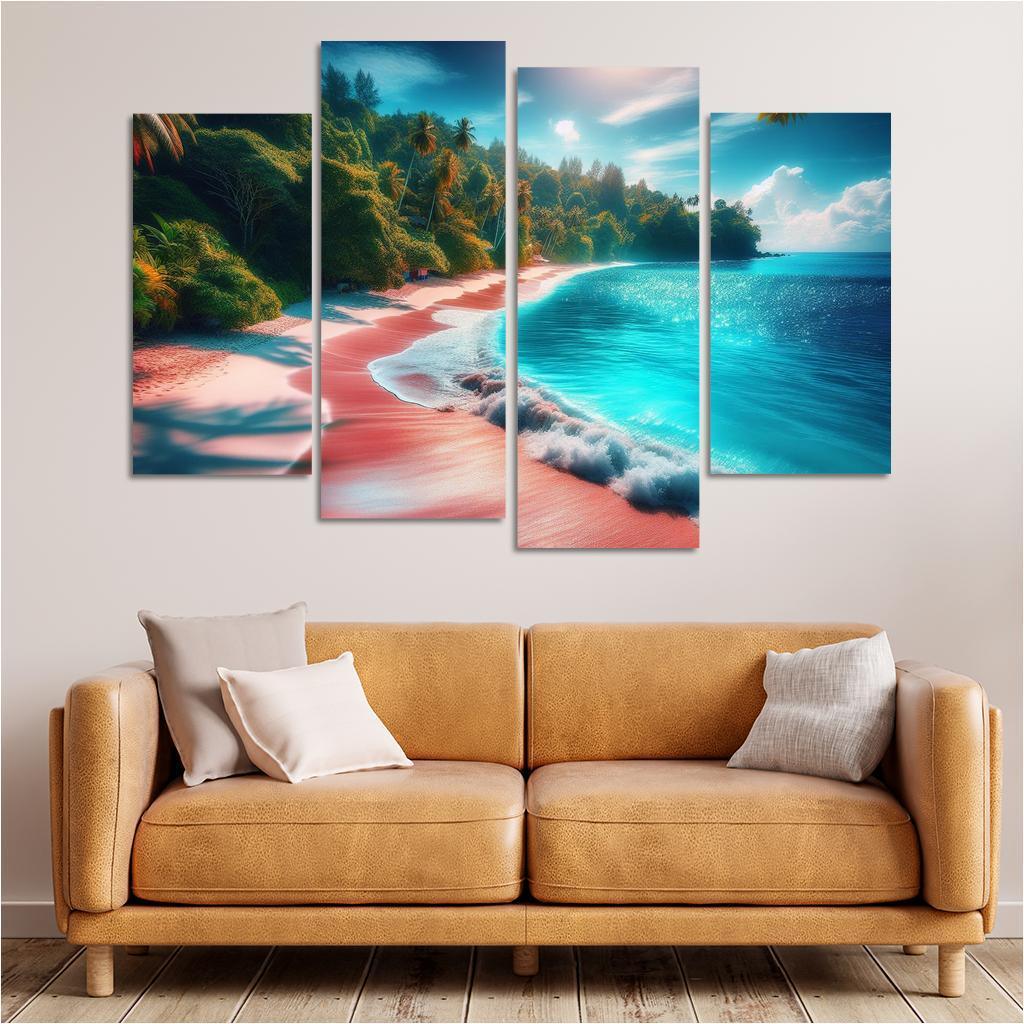 Hidden Oasis Tranquil Waters And Lush Landscapes Premium Artwork Frames
