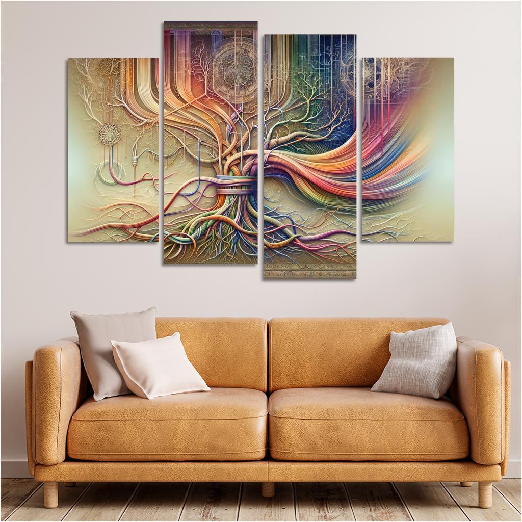 Threads Of Time And Space Premium Artwork Frames