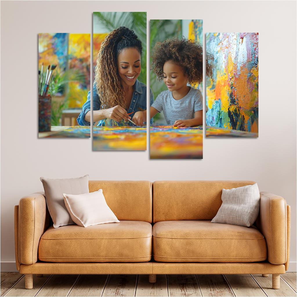 The Art Of Nurturing A Mothers Gentle Care One-piece Frames