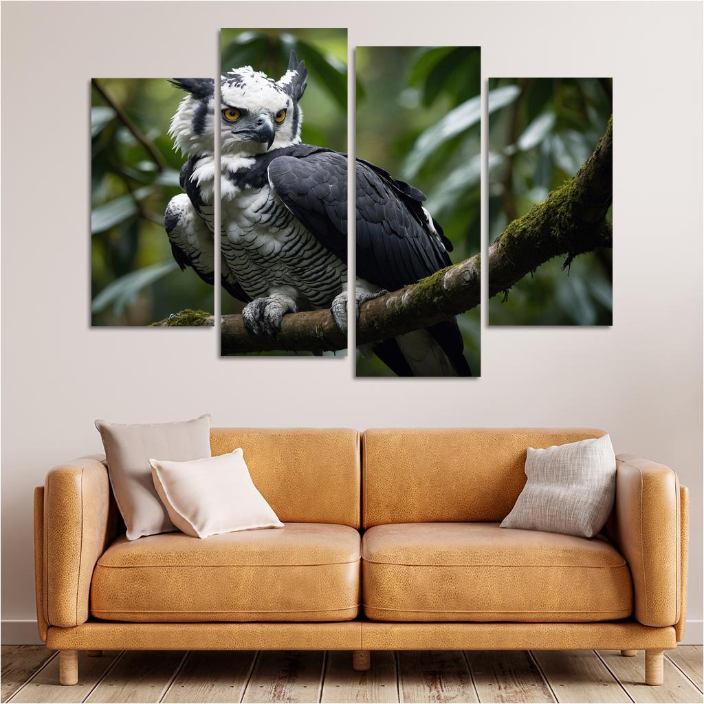 The Regal Harpy Eagle The Forest Monarch Custom Paintings Frame