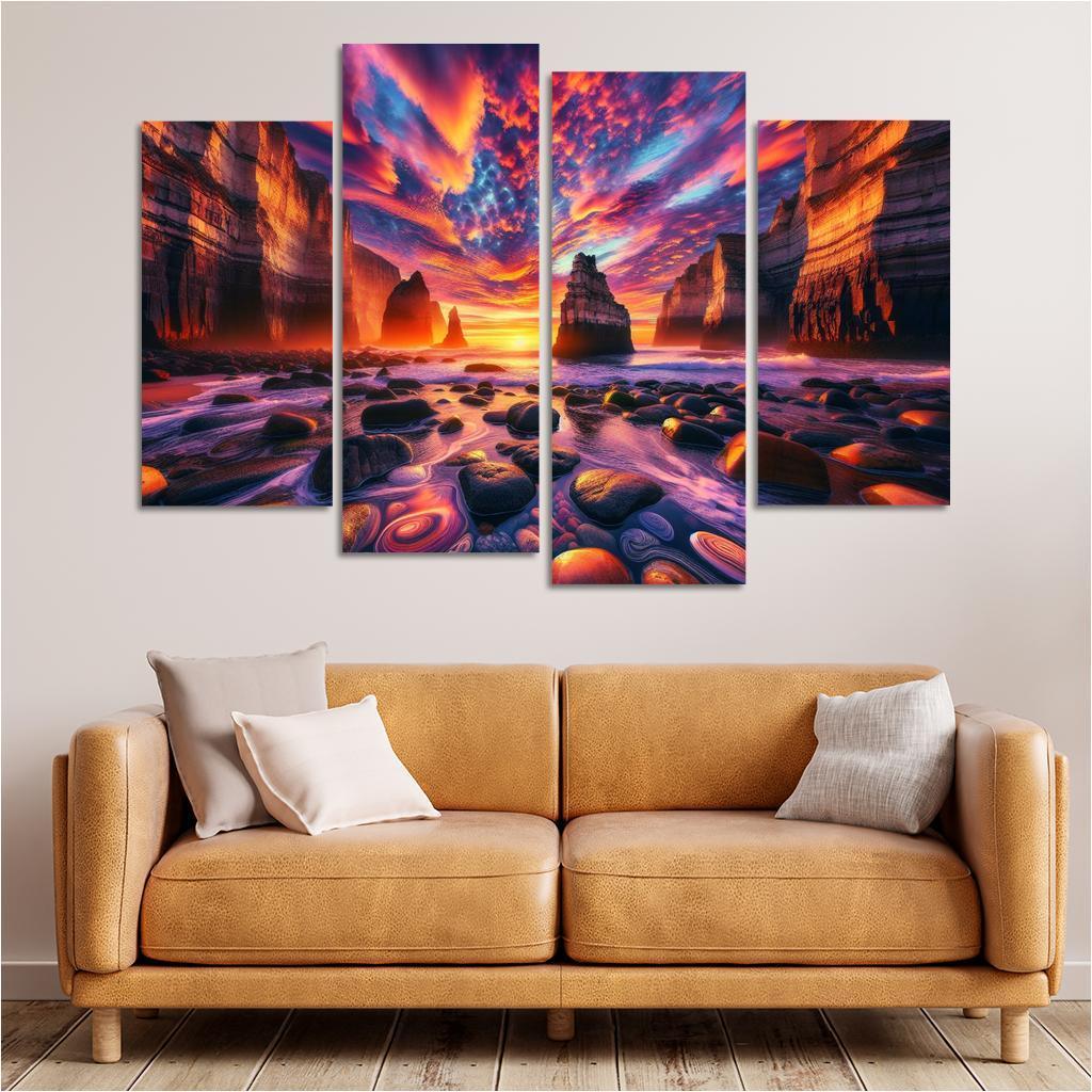 Sunset Cliffs A Photographer's Dream Custom Paintings Frame