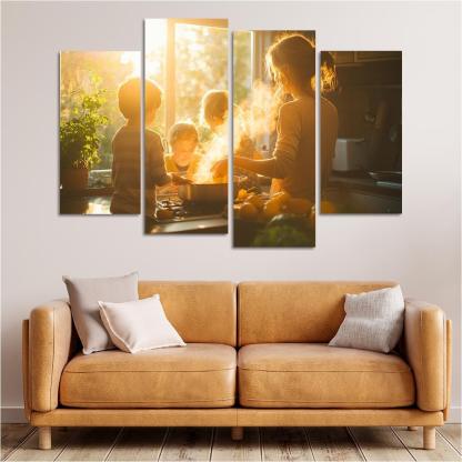 The Heartbeat Of Home A Mothers Love Canvas Paintings Frame