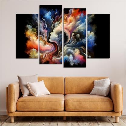 Invisible Illness The Reality Of Mental Health Multi-panel Paintings