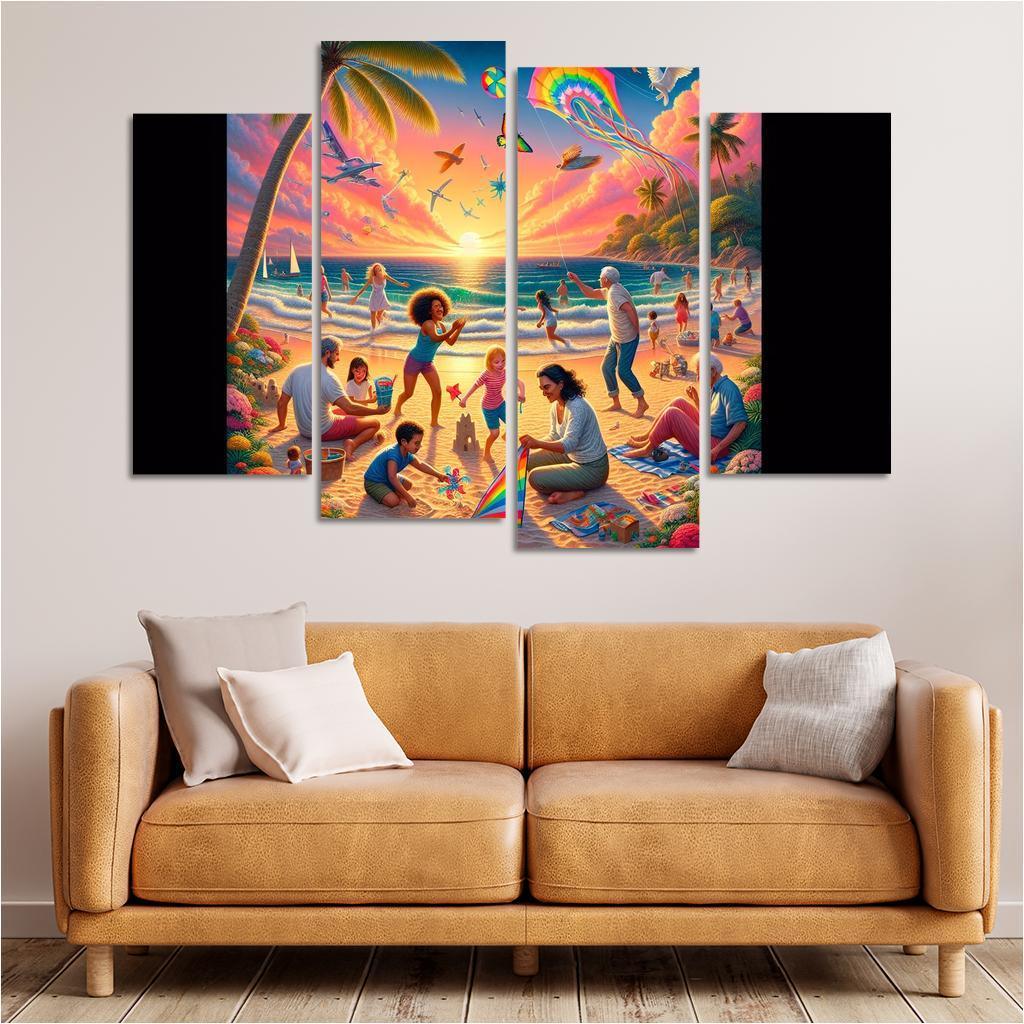 Sunset Sands The Perfect Family Retreat Custom Paintings Frame