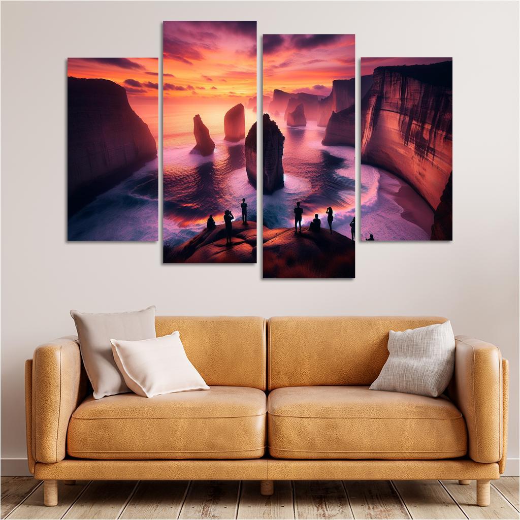 Sunset Cliffs Scenic Vistas Art Trends