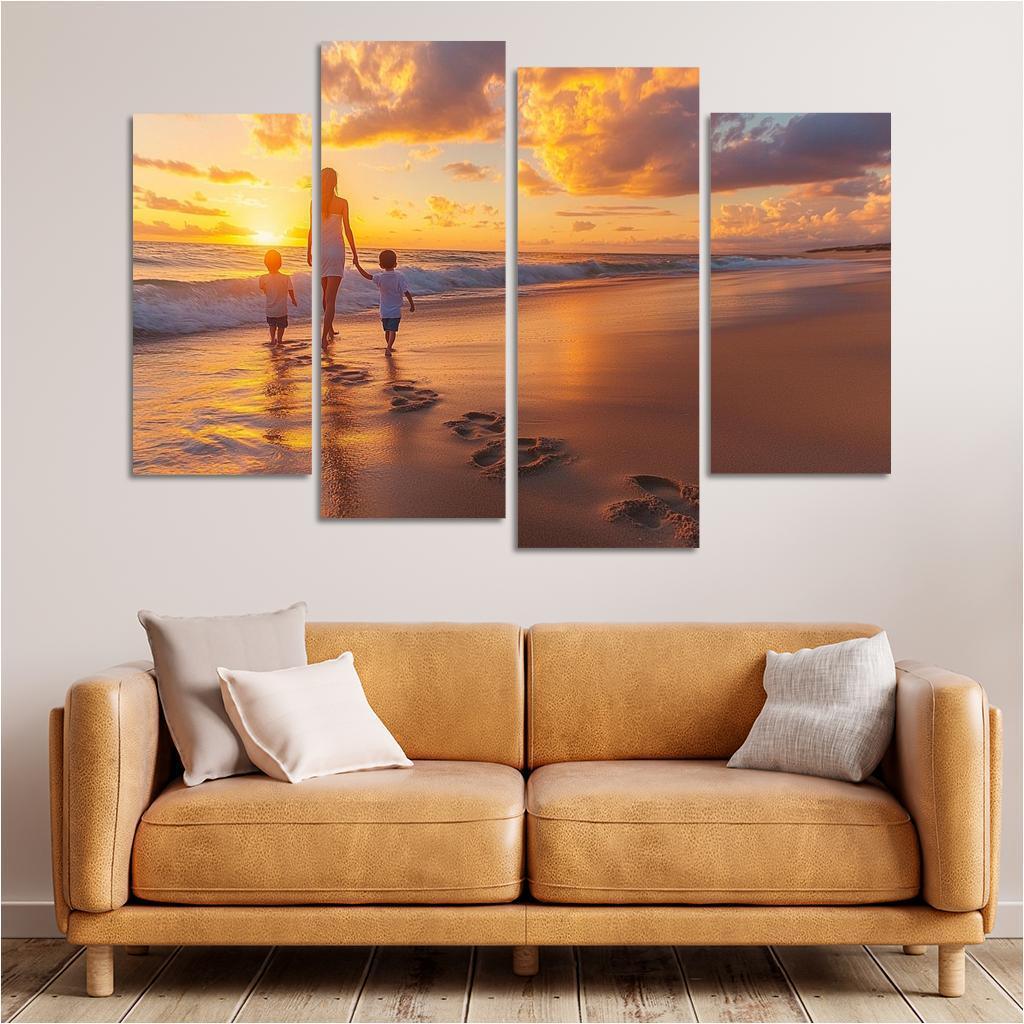 Footprints Of Love A Mothers Guiding Path One-piece Frames