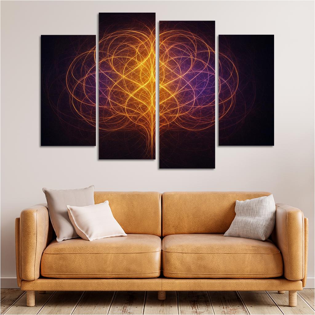 Tapestry Of Transcendent Thought Oil Paintings Frame