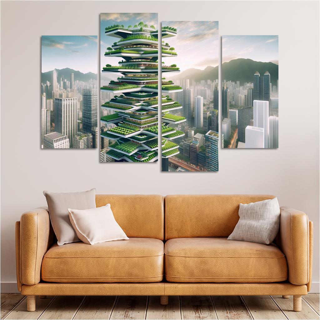 Vertical Farms As Architecture Custom Paintings Frame