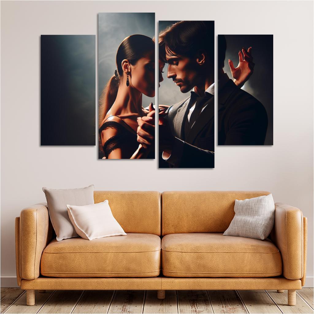 Tango The Dance Of Passion Modern Paintings Frame