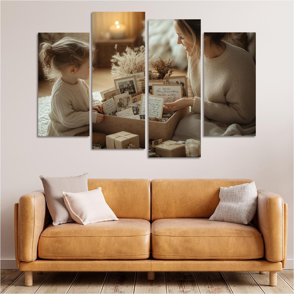 Treasured Keepsakes Memories In Time Custom Paintings Frame