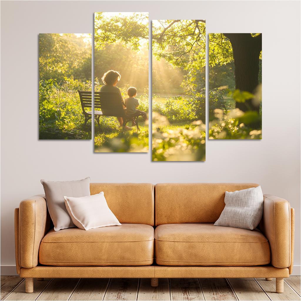 In Every Breath The Essence Of Motherhood Custom Paintings Frame