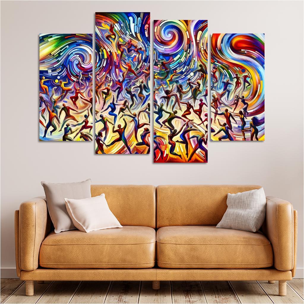 Choreography Of Lifes Journeys Premium Artwork Frames