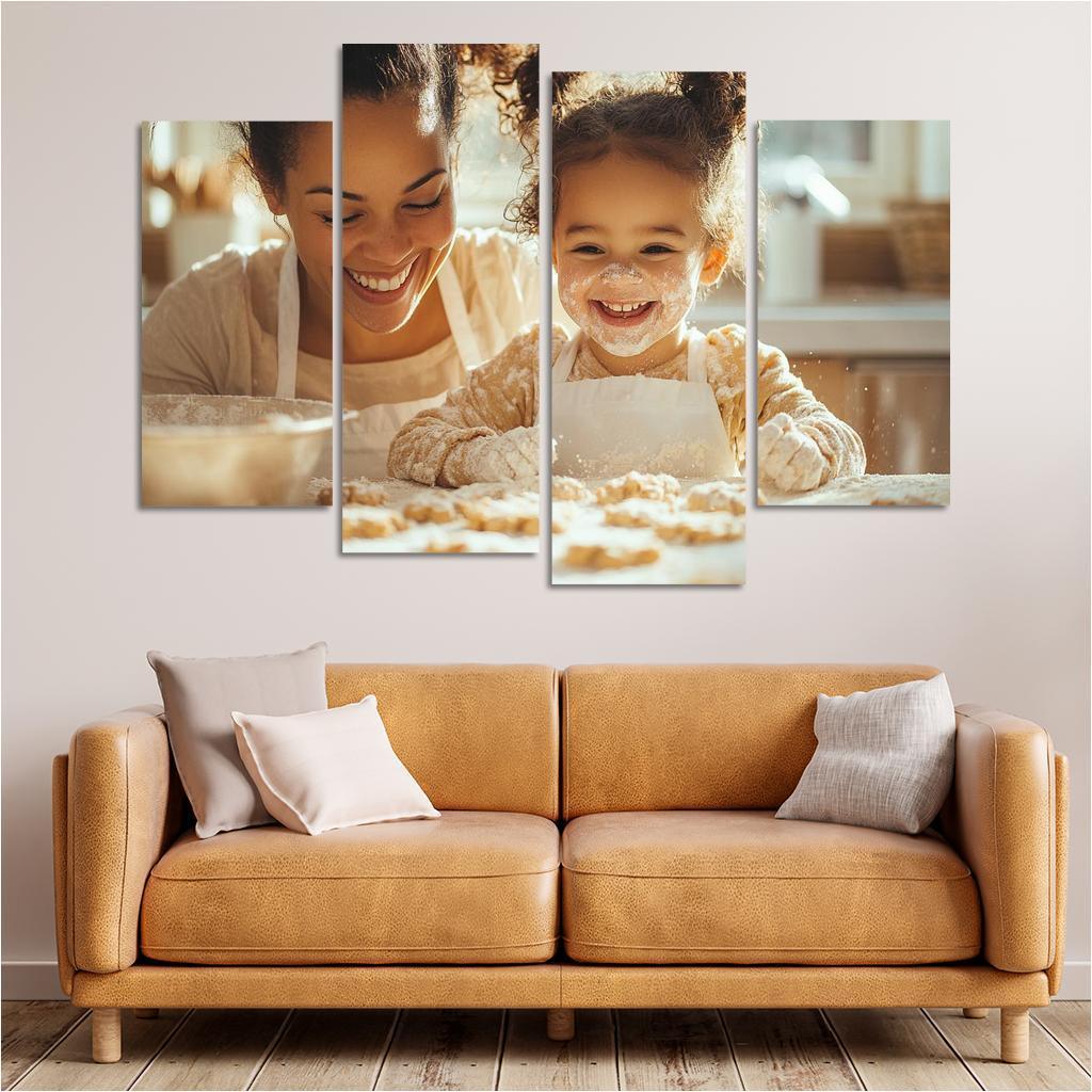 The Beauty Of Small Moments A Mothers Care Custom Paintings Frame